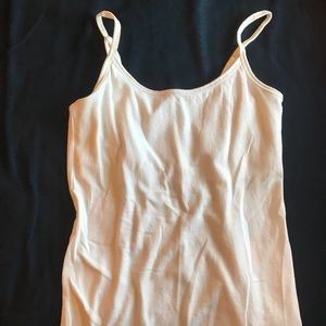 Fitted White Camisole. Adult Small